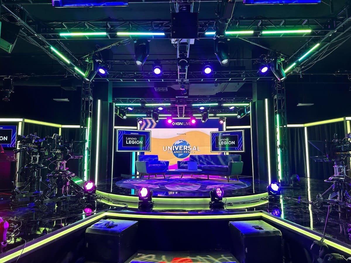 Club production — lighting and video