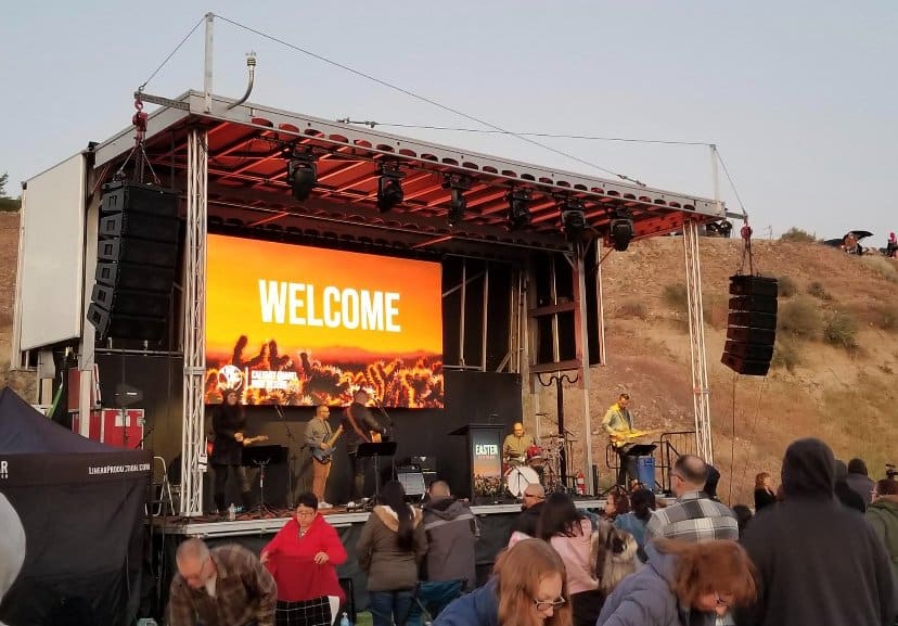 Outdoor LED stage — May 2021